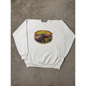 Vintage Sweatshirt 90s "FRUIT OF THE SPIRIT DIVINE PRODUCE" GALATIANS 5:22, Sz L